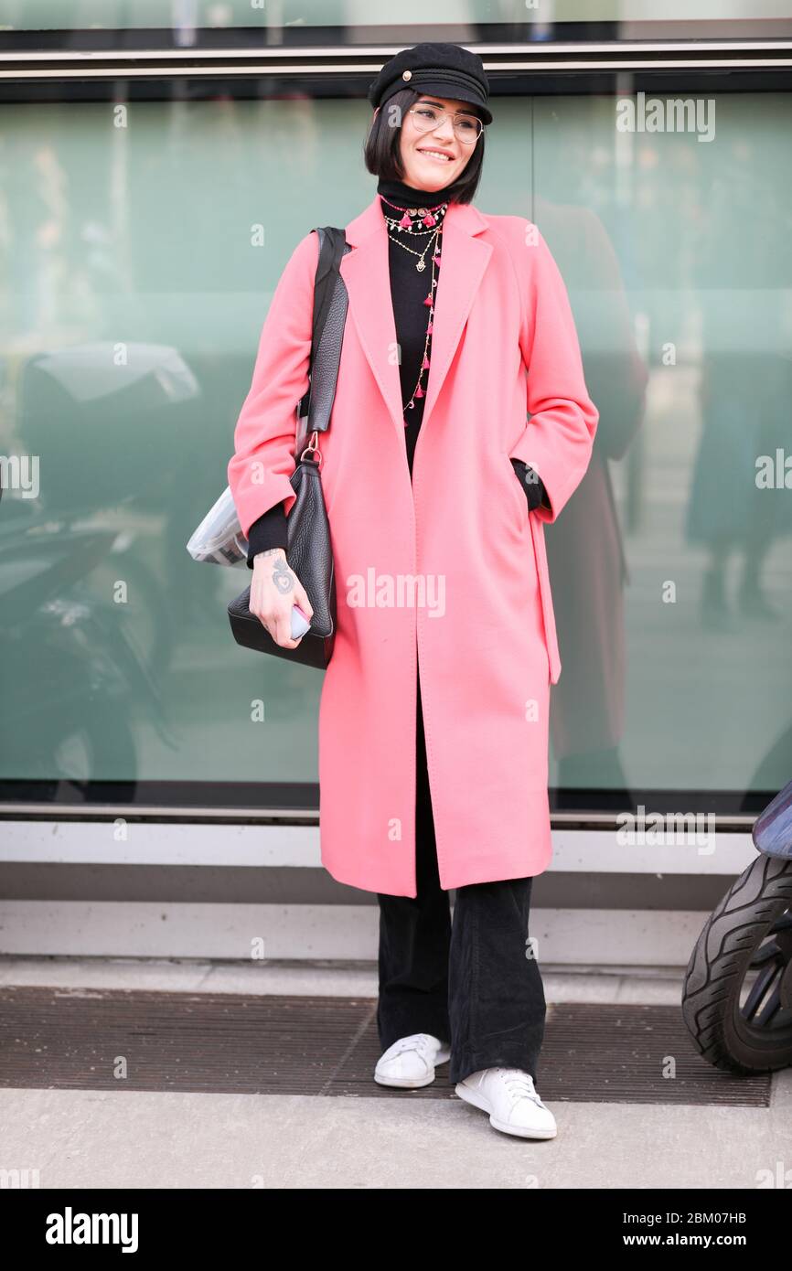 Armani pink shop coat